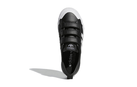 (GS) adidas Nizza 'Black White' GX4514