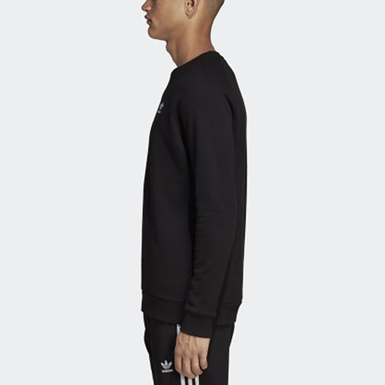 adidas originals Crew Basic Round Neck Pullover 'Black' DV1600