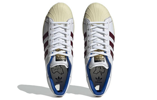 adidas originals Superstar 82 'White Maroon' IE0020