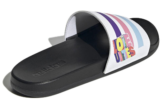 adidas Adilette Comfort Sandals 'White Purple Pink' GZ4690