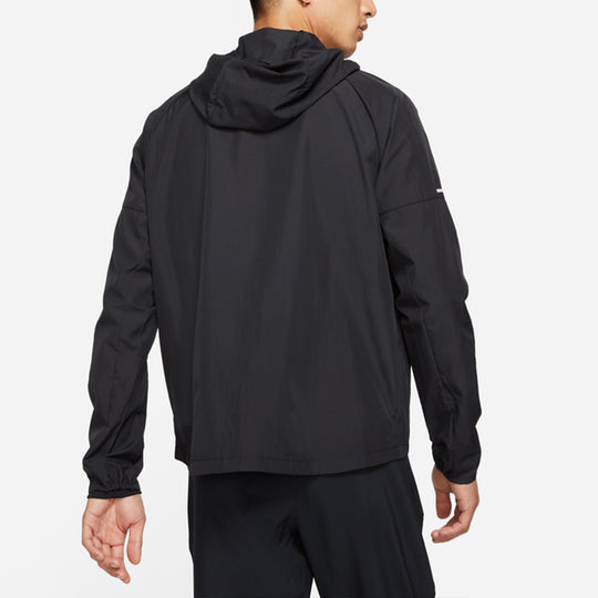 Nike As Men's Nk Rpl Miler JKT Jacket Reflective Logo Print Woven Spor