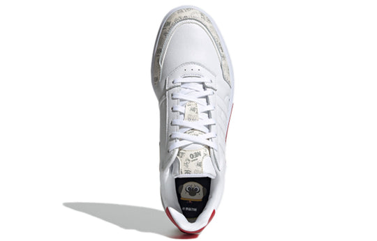 adidas neo Courtmaster 'White Gray Red' G55077