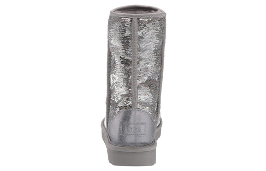 (WMNS) UGG Snow Boots 'Grey Silver' 9248759-GRAY