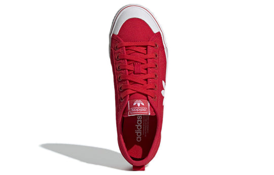 (WMNS) adidas originals Nizza Trefoil 'Red White' EF2037