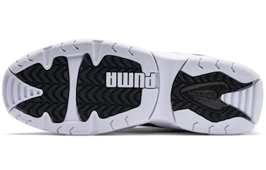 PUMA Source Mid Bracket 'Black White' 370223-01 Retro Basketball Shoes  -  KICKS CREW