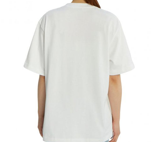 Balenciaga Crown Logo Alphabet Printing Short Sleeve White 594599TGV489000