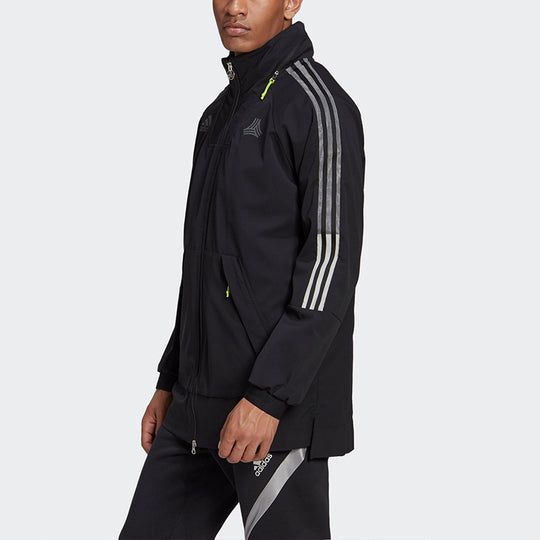 adidas Tan Tec Laycoat Detachable Vest Soccer/Football Sports Jacket Black FS5063