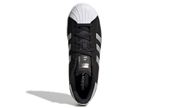 (WMNS) adidas originals Superstar Ot Tech 'Black White Stripe' H05642