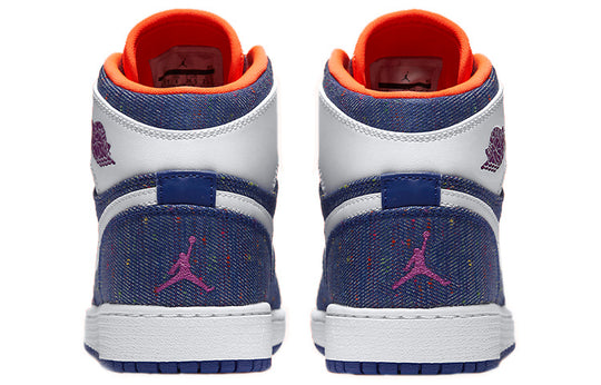(GS) Air Jordan 1 Retro High 'Deep Royal' 332148-411 Big Kids Basketball Shoes  -  KICKS CREW