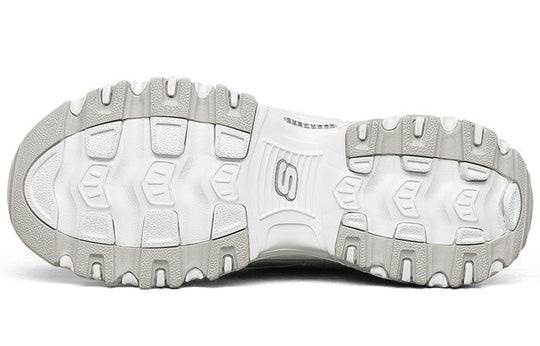 (WMNS) Skechers D'lites 1.0 Low Cut Running Shoes White 149239-WLV