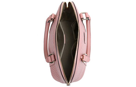 Gucci Cowhide Old Flower Logo Embossing Single-Shoulder Bag Medium Pink 449663-BMJ1G-5806