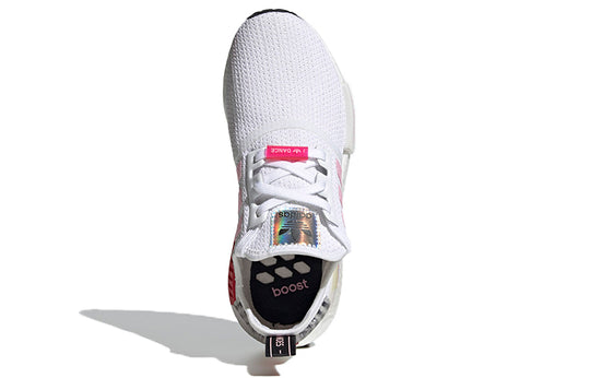 (WMNS) adidas NMD_R1 'White True Pink Hologram' FZ3777