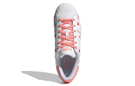 (WMNS) adidas originals Superstar 'White Peach Pink' H05667