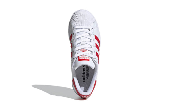 adidas originals Superstar J 'White Red' FW8293 - KICKS CREW