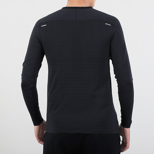 Nike Techknit Ultra Collar Running Workout Men Black CJ5347-010