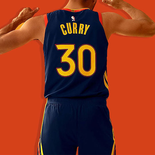 NBA Golden State Warriors Stephen Curry 30 Jersey 2023 Blue