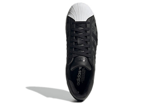 Adidas Originals Superstar Shoes 'Black Green Monogram' GX8412