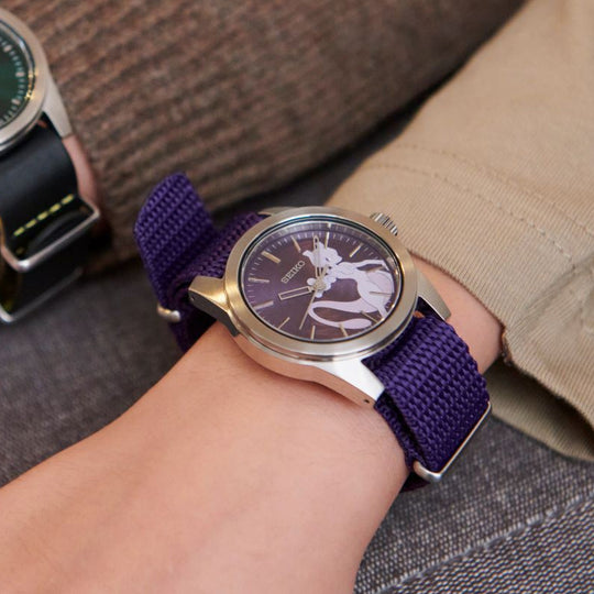 SEIKO POKEMON Pikachu Crossover Limited Black Purple Watch SCXP181 Watches - KICKSCREW