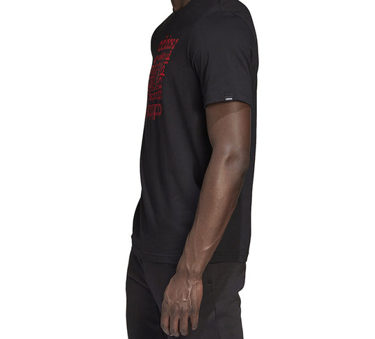 adidas HYPRRL DMSN T Letter Logo Sports Breathable Short-sleeve Tee Men Black GD5888