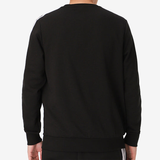 adidas Sports Round Neck Loose Long Sleeves Pullover Black GK9078