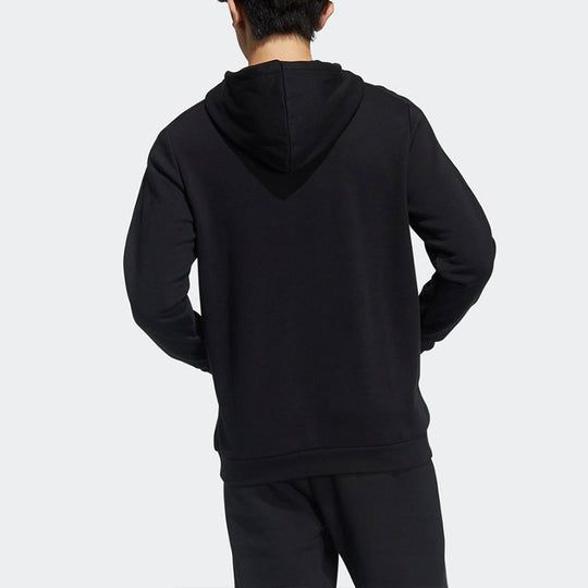 Men's adidas neo Logo Printing Sports Fleece Lined Black GP4851