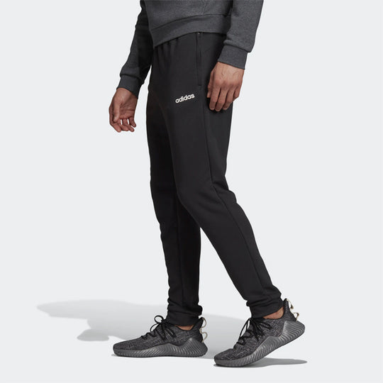 adidas Athleisure Casual Sports Knit Long Pants Black EI5564 - KICKS CREW