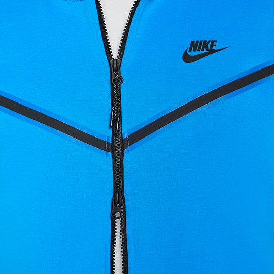 Nike Sportswear Tech Fleece Full-zip Hoodie 'Light Photo Blue' CU4489-435