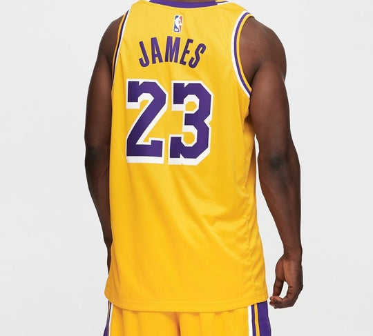 Los Angeles Lakers LeBron James Nike 2021 Swingman Jersey City Edition 40  Small