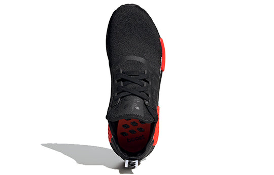 adidas NMD_R1 'Wordmark Heel Stripe - Black Solar Red' FX6794