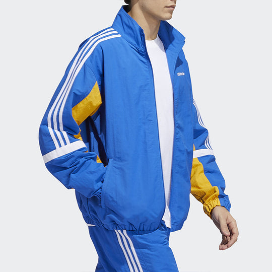 adidas originals Globe Tt Sports Woven Jacket Royal blue GD2092