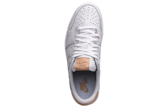Air Jordan 1 Retro Low OG Premium 'White Tan' 905136-100 Retro Basketball Shoes  -  KICKS CREW