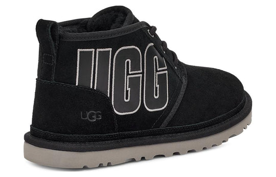 UGG Neumel Graphic Boot 'Black Grey Suede' 1130715-BGSD