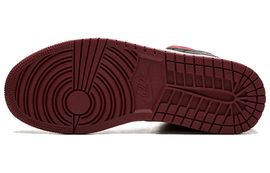 Air Jordan 1 Mid 'Reverse Banned' 554724-601 Retro Basketball Shoes  -  KICKS CREW