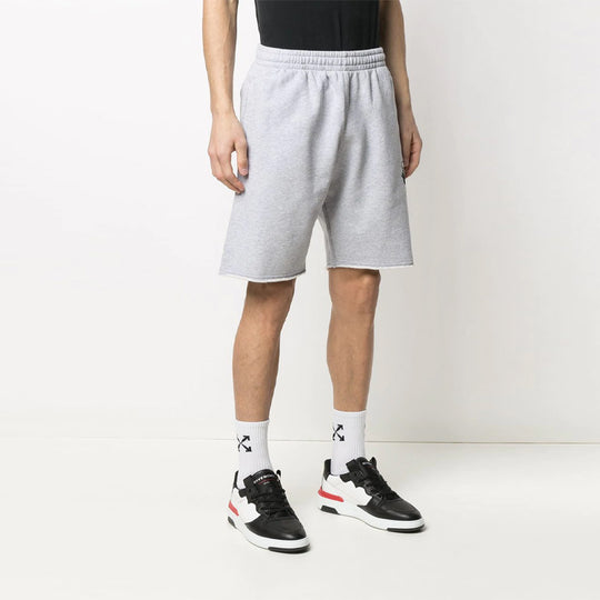 OFF-WHITE FW21 Casual Shorts Version Gray OMCI006R21FLE0020825-1