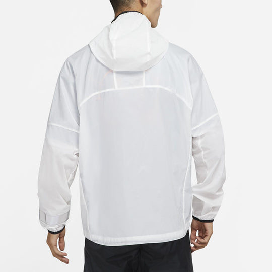 Nike Acg Cinder Cone Ora Woven Reflective Sports Hooded Jacket White D ...
