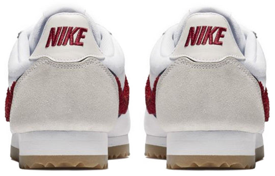 (WMNS) Nike Classic Cortez PRM 'White Red Crush' 905614-103