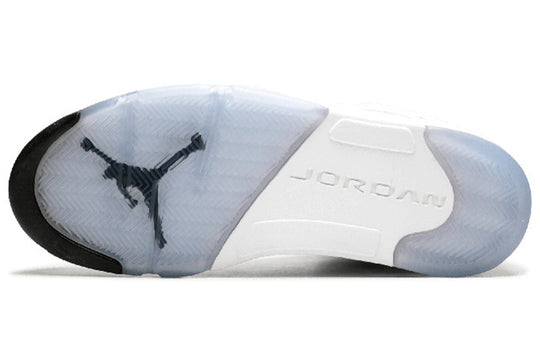 Air Jordan 5 Retro 'Metallic White' 2015 136027-130 Retro Basketball Shoes  -  KICKS CREW