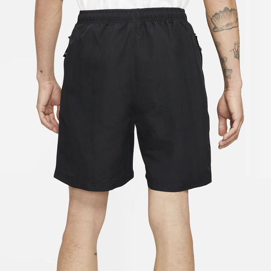 Nike Logo Micro Mark Breathable Solid Color Shorts Couple Style Black ...