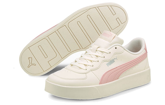 (WMNS) PUMA Skye Clean Casual Board Shoes White/Pink 380147-05