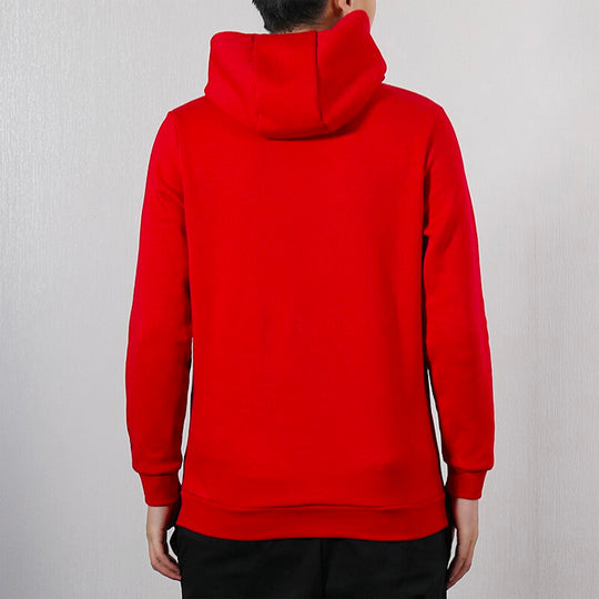 Air Jordan Large logo Fleece Lined Pullover Athleisure Casual Sports Basketball Red CD5871-687