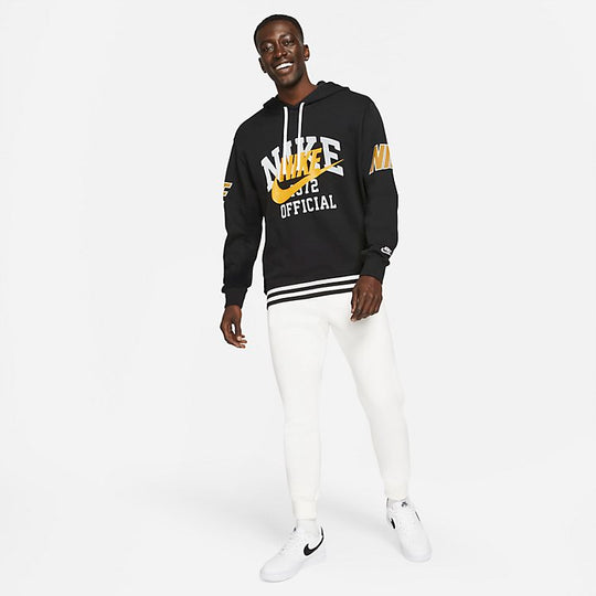 Nike Sportswear French Terry Pullover Hoodie 'Black' DD6168-010 - KICKS ...