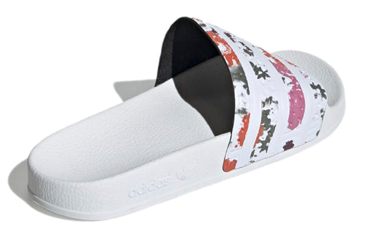 (WMNS) adidas Adilette Slide 'White Floral' H00142