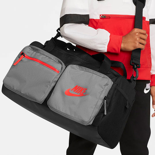 Nike Multiple Pockets Durable Large Capacity Outdoor Travel Bag Kids Black BA6169-011