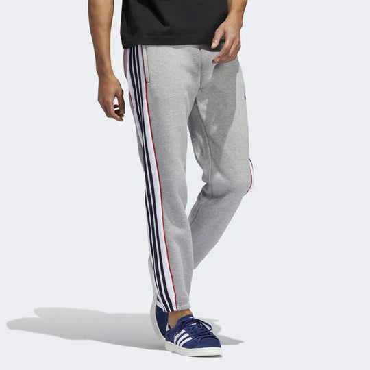 adidas originals MENS 3-stripes Panel Sweat Pants Grey ED6258 - KICKS CREW
