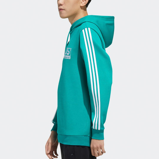 adidas neo Sports Pullover hooded Long Sleeves Green FU1040