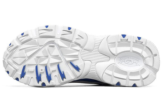 Skechers Stamina Low Top Running Shoes White/Blue 51286-WBL