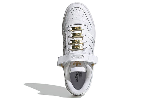 (WMNS) adidas Forum Low 'White Gold Metallic' GZ6379 - KICKS CREW