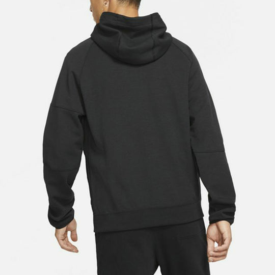 Nike Tech-Pack Logo Knit Hooded Jacket Black DD5285-010 - KICKS CREW