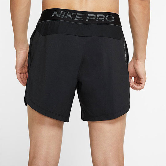 Nike Pro Solid Color Quick Dry Breathable Sports Training Gym Shorts Black CJ4998-010