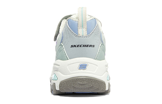 (GS) Skechers D'Lites 'Light Blue White' 302526L-WLB